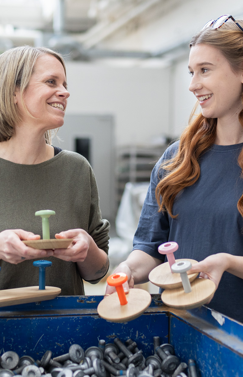 transforming unused industrial material into design objects
