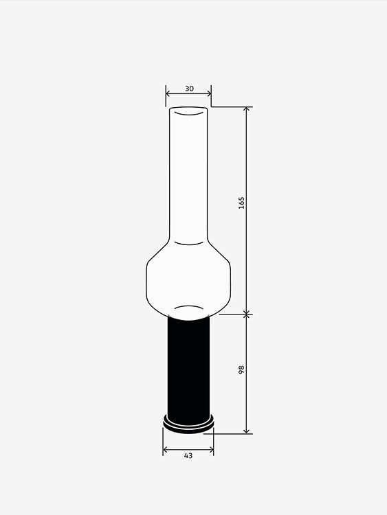 Vase bauchig | zw.10.01